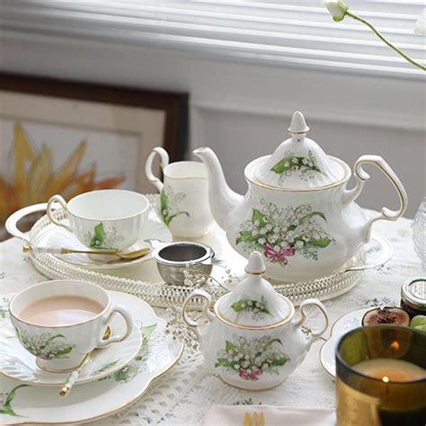 dior lily of the valley tea set|Teapot Green New Lily of the Valley .